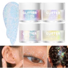 Глітер для обличчя, волосся та тіла Langmanni Glitter Zone, рідкий шимер, 7 кольорів