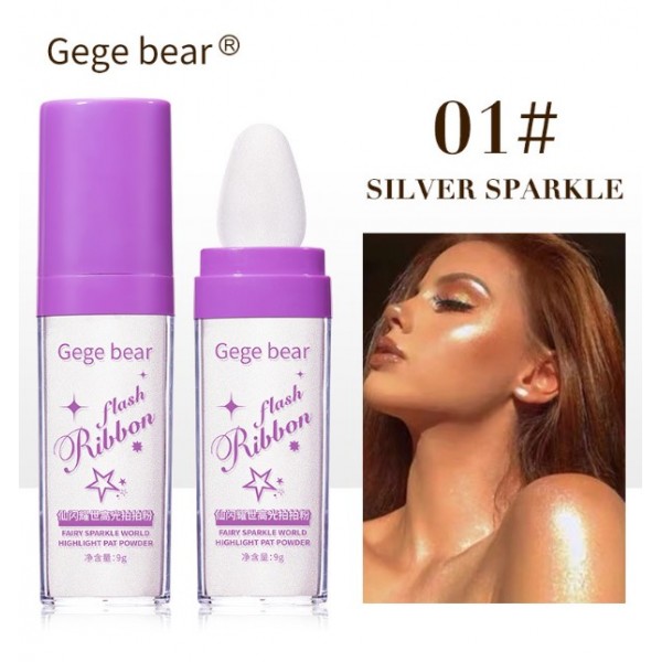 Хайлайтер для обличчя Gege bear Flash Ribbon, три кольори Хайлайтер для обличчя Gege bear Flash Ribbon, три кольори