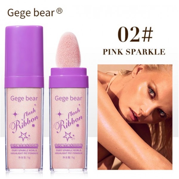 Хайлайтер для обличчя Gege bear Flash Ribbon, три кольори Хайлайтер для обличчя Gege bear Flash Ribbon, три кольори