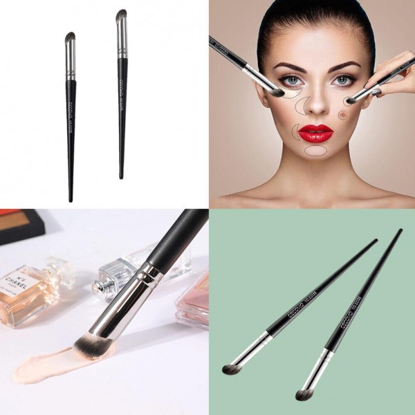 Пензлик для макіяжу Gecomo Under Eye Brush , пензлик для коректора, з конусною голівкою, 1 шт