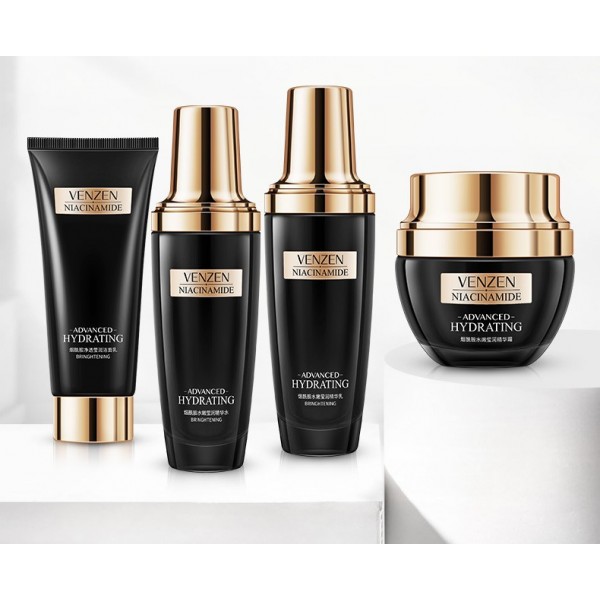 Набір Venzen Niacinamide Advanced Hydrating, з ніацинамідом, 4 засоби