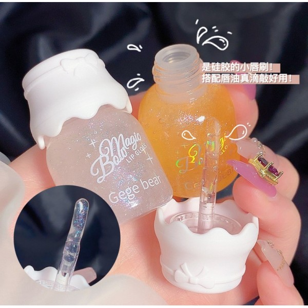 Увлажняющий блеск для губ Gege Bear Magic Bow Lip Gloss, увлажняющая маска для губ, 5 видов