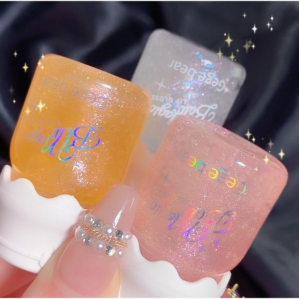 Увлажняющий блеск для губ Gege Bear Magic Bow Lip Gloss, увлажняющая маска для губ, 5 видов