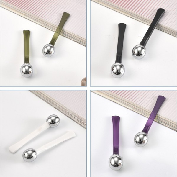 Масажна палочка для очей, з металевою кулькою, аплікатор для крему навколо очей, 1,2х5,7 см