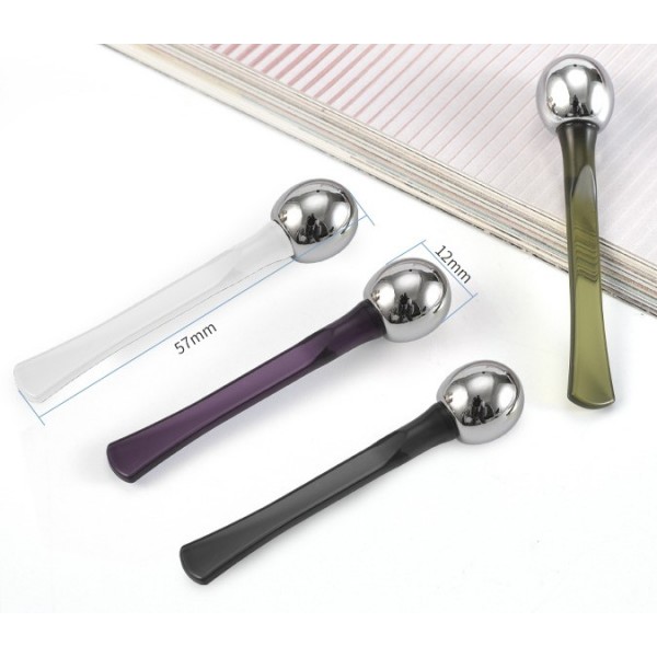 Масажна палочка для очей, з металевою кулькою, аплікатор для крему навколо очей, 1,2х5,7 см