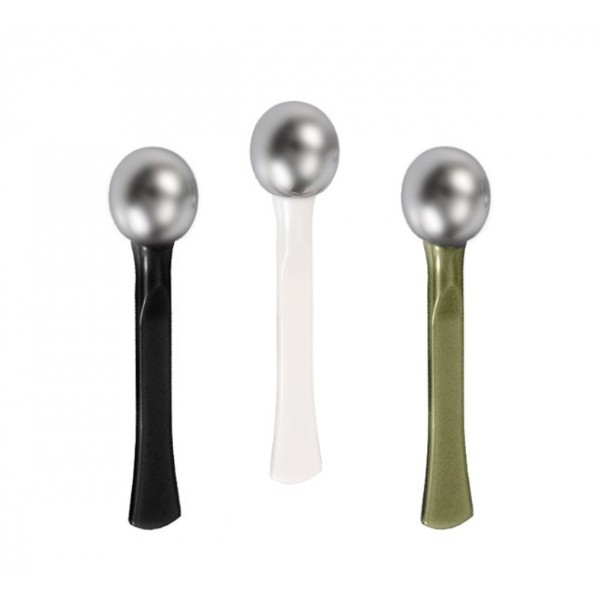 Масажна палочка для очей, з металевою кулькою, аплікатор для крему навколо очей, 1,2х5,7 см
