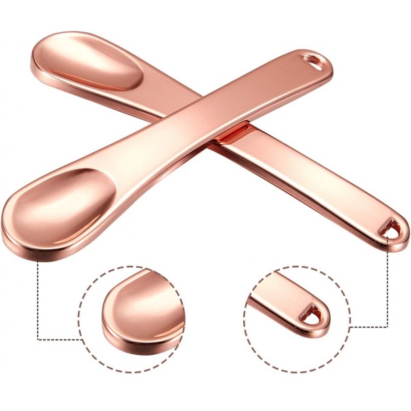 Масажна ложечка для шкіри навколо очей, металевий косметичний міні-шпатель для крему, 3 кольори