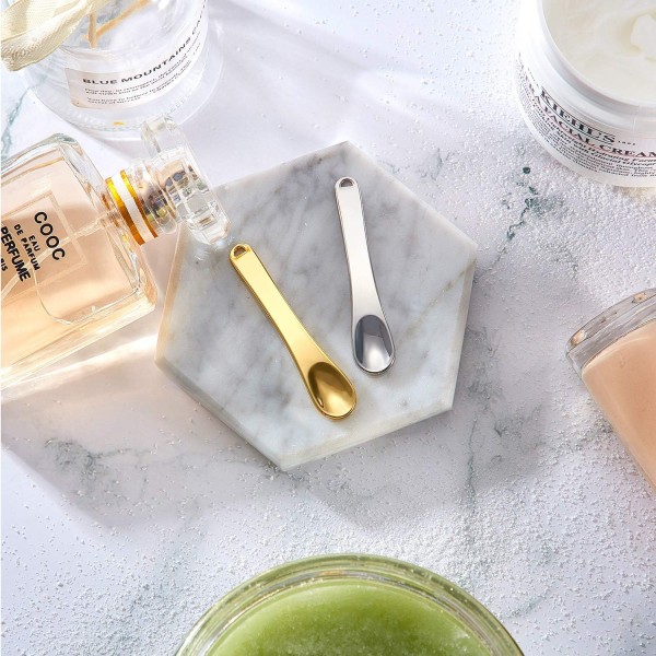 Масажна ложечка для шкіри навколо очей, металевий косметичний міні-шпатель для крему, 3 кольори