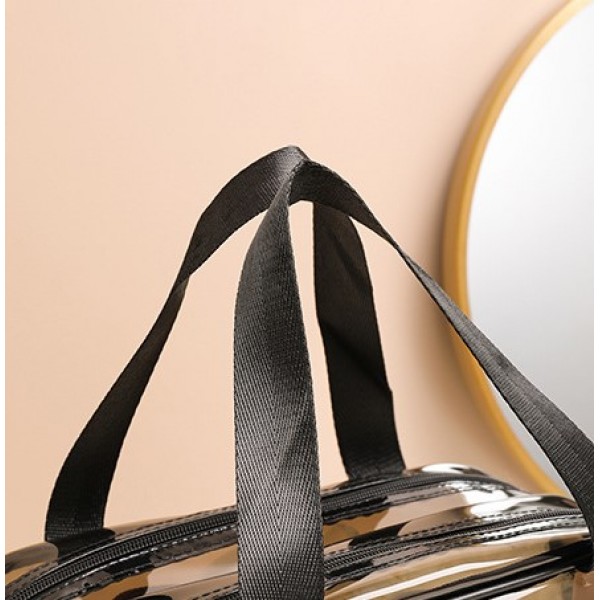 Косметичка двошарова "Washbag", водонепроникна тревел косметичка, 3 кольори, 31х21х15