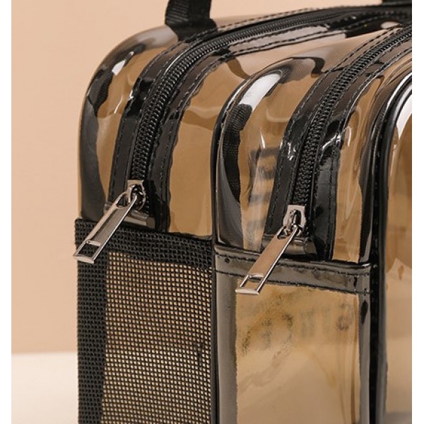 Косметичка двошарова "Washbag", водонепроникна тревел косметичка, 3 кольори, 31х21х15