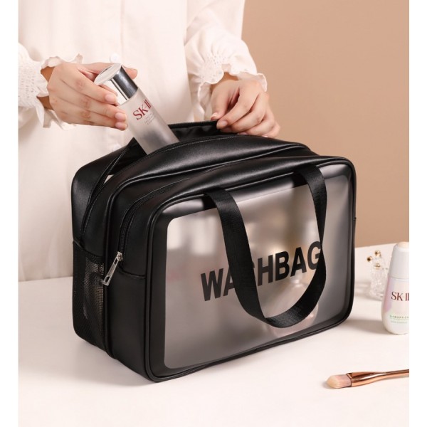 Косметичка двошарова "Washbag", водонепроникна тревел косметичка, 3 кольори, 31х21х15
