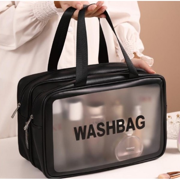 Косметичка двошарова "Washbag", водонепроникна тревел косметичка, 3 кольори, 31х21х15
