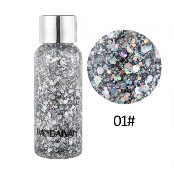 Глітер рідкий для обличчя та тіла Handaiyan Glitter Body Gel, різні кольори, 30 г Глітер рідкий для обличчя та тіла Handaiyan Glitter Body Gel, різні кольори, 30 г