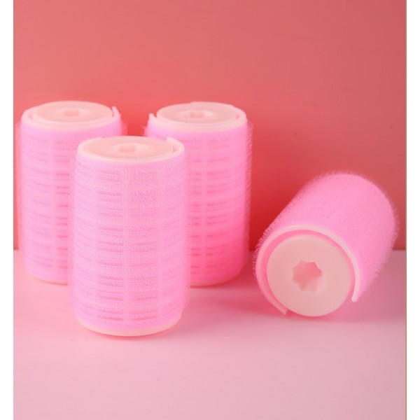 Бігуді м'які для волосся, рожеві, комплект бігудів, 4 шт