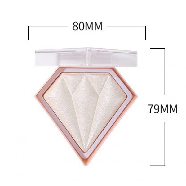 Хайлайтер для обличчя Handaiyan Diamond Glow, у вигляді діаманта, 5 кольорів 