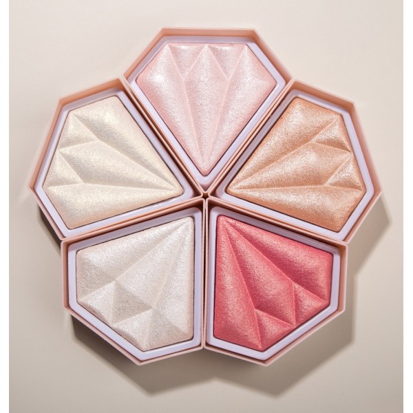 Хайлайтер для обличчя Handaiyan Diamond Glow, у вигляді діаманта, 5 кольорів 