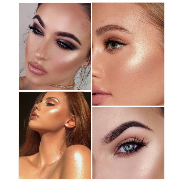 Хайлайтер для обличчя Handaiyan Diamond Glow, у вигляді діаманта, 5 кольорів 