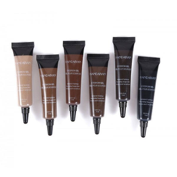 Гель для фарбування і фіксації брів Handaiyan Eyebrow Gel, 6 кольорів