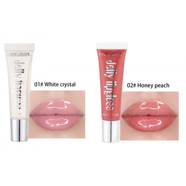 Блиск для губ Handaiyan Jelly Lip Gloss, зволожуючий прозорий блиск, 12 кольорів Блиск для губ Handaiyan Jelly Lip Gloss, зволожуючий прозорий блиск, 12 кольорів