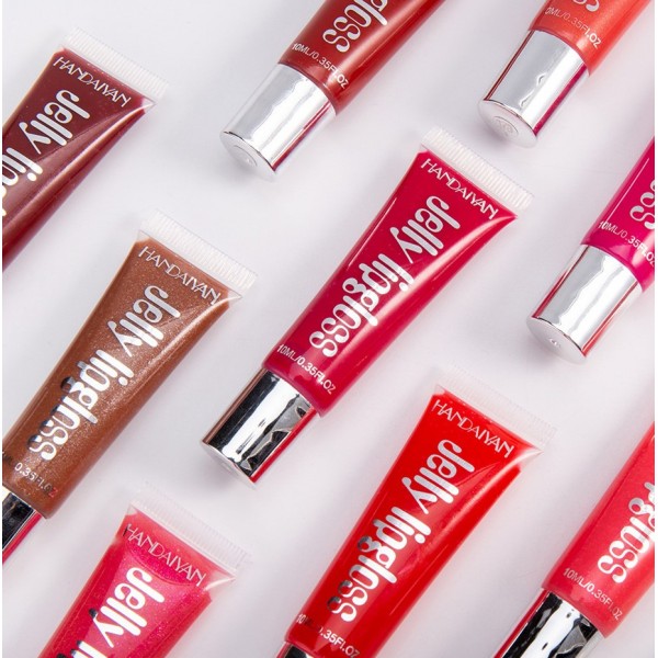 Блиск для губ Handaiyan Jelly Lip Gloss, зволожуючий прозорий блиск, 12 кольорів Блиск для губ Handaiyan Jelly Lip Gloss, зволожуючий прозорий блиск, 12 кольорів