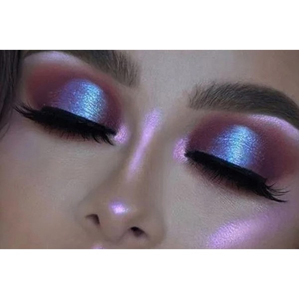 Тіні перламутрові для повік Handaiyan Metal & Chameleon Eye Shadow, тіні - хамелеон для очей, 12 кольорів