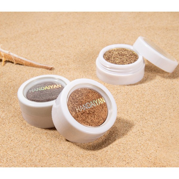 Тіні перламутрові для повік Handaiyan Metal & Chameleon Eye Shadow, тіні - хамелеон для очей, 12 кольорів