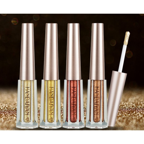 Тени перламутровые, жидкие для век Handaiyan Diamond Liquid Eyeshadow, блестящие жидкие тени, 12 цветов Тени перламутровые, жидкие для век Handaiyan Diamond Liquid Eyeshadow, блестящие жидкие тени, 12 цветов