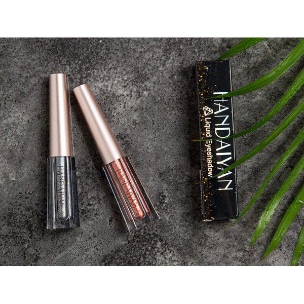Тени перламутровые, жидкие для век Handaiyan Diamond Liquid Eyeshadow, блестящие жидкие тени, 12 цветов Тени перламутровые, жидкие для век Handaiyan Diamond Liquid Eyeshadow, блестящие жидкие тени, 12 цветов