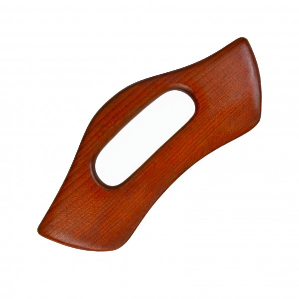 Шкребок Гуаша, букова пластина, масажер для Гуаша, 8,5х20 см