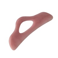 Шкребок Гуаша, пластина, масажер для Гуаша, пудрова смола, 8х19,5 см