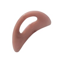 Шкребок Гуаша, пластина, масажер для Гуаша, рожева смола, 12х21 см