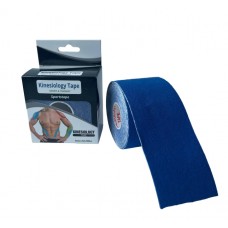 Тейп Кінезіо 5 см, кінезіологічна стрічка Kinesiology Tape Sportstape Sport & Therapy, 5 см, в упаковці, синій