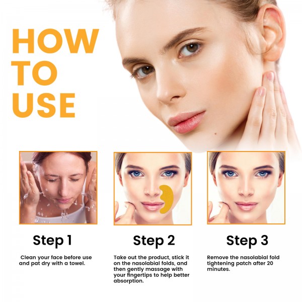 Тейп-пластир для корекції носогубних складок Eelhoe, 10 шт