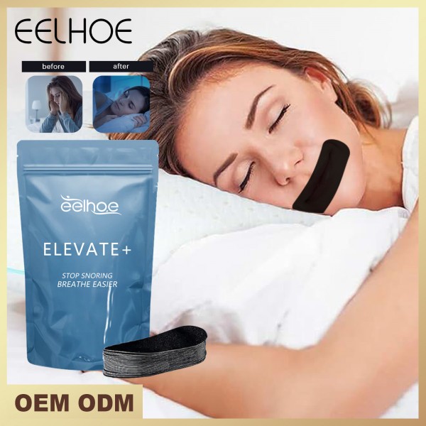 Тейп-пластир для рота проти хропіння Eelhoe Elevate+, пластир від апное 30 шт Тейп-пластир для рота проти хропіння Eelhoe Elevate+, пластир від апное 30 шт