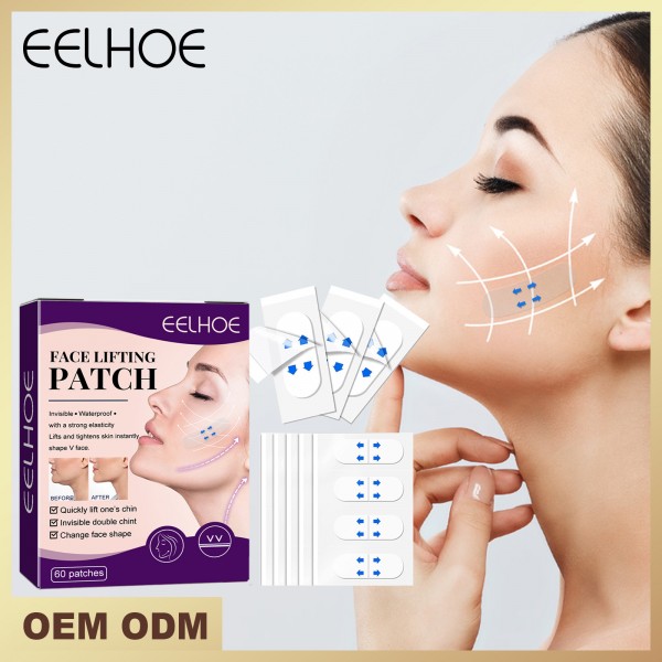 Невидимый пластырь патч для подтяжки лица EELHOE Face Lifting Patch, 60 шт Невидимый пластырь патч для подтяжки лица EELHOE Face Lifting Patch, 60 шт