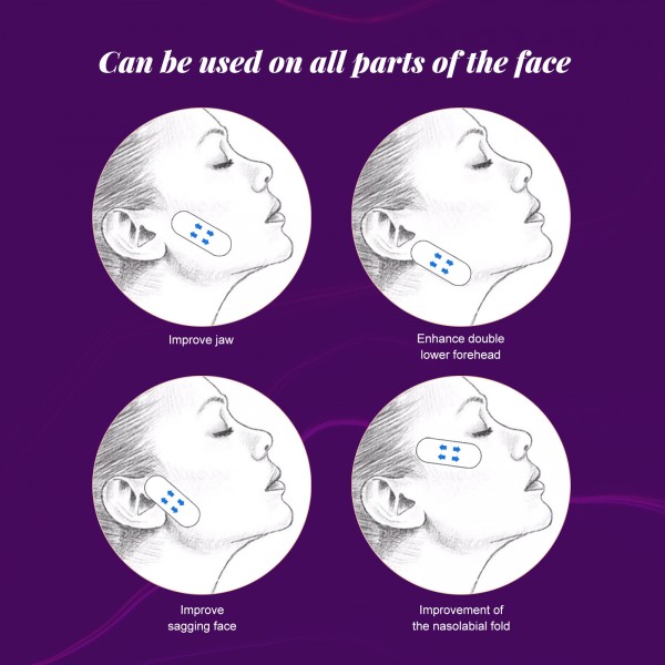 Невидимый пластырь патч для подтяжки лица EELHOE Face Lifting Patch, 60 шт Невидимый пластырь патч для подтяжки лица EELHOE Face Lifting Patch, 60 шт
