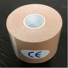 Тейп Кінезіо 5 см, кінезіологічна стрічка Kinesiology Tape New Line, бежевий