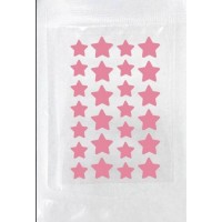 Гідроколоїдний пластир від прищів у формі зірки, рожевий, 1х40 шт