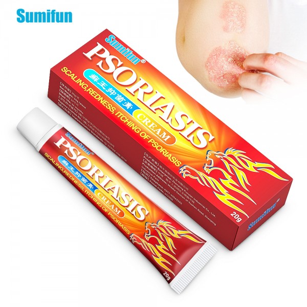 Крем від псоріазу, екземи, атопічного дерматиту Sumifun Psoriasis Cream, туба 20 г 