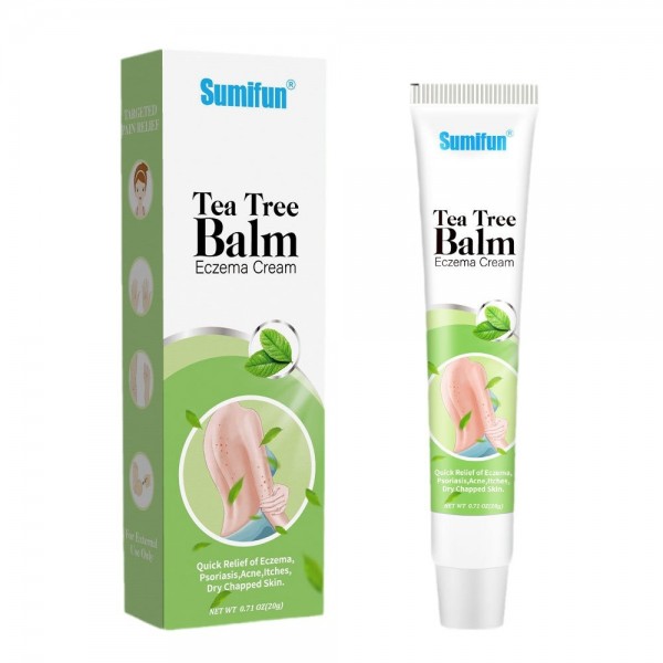 Крем протисвербіжний  від екземи Sumifun Tea Tree Balm Eczema Cream, з олією чайного дерева, 20 г 