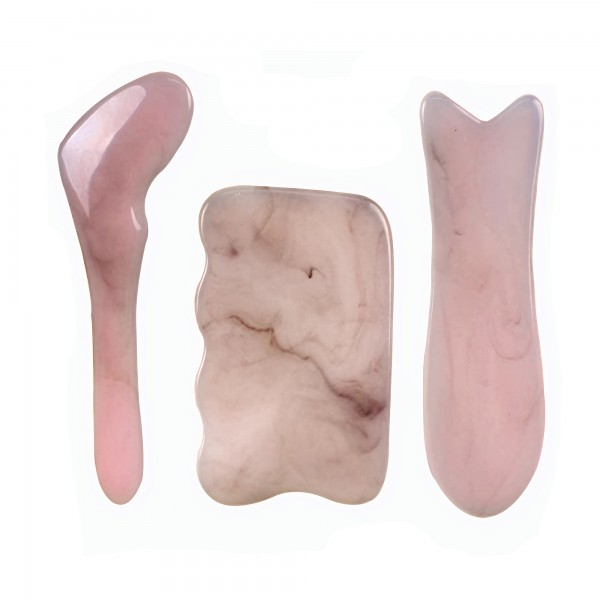 Шкребок Гуаша, рожева смола, 3,5х8,5 см