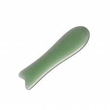 Шкребок Гуаша "Рибка", зелене скло, 3,8х12,5 см