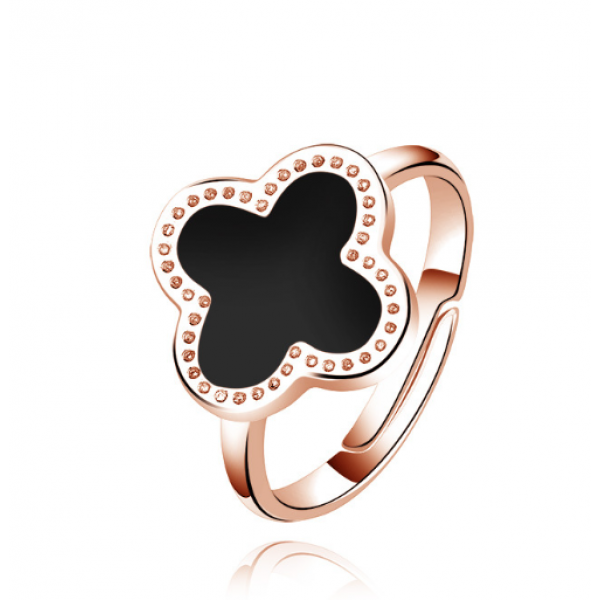Каблучка  "clover", колір золото, 1 шт
