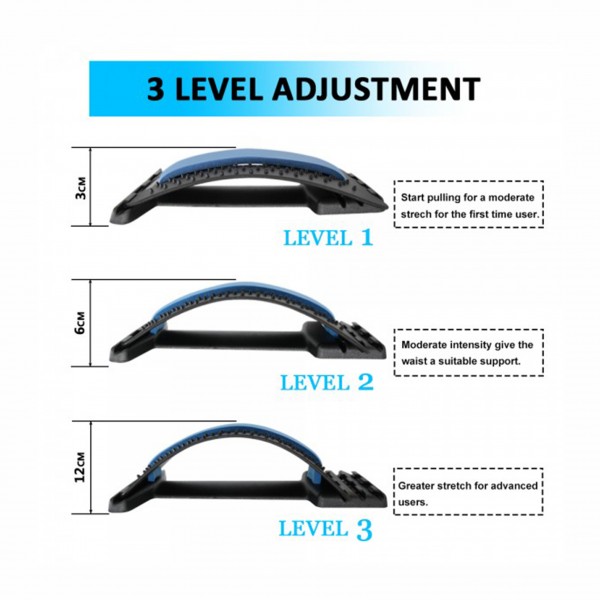 Тренажер - місток для розтяжки спини і зняття навантаження з хребта, коректор постави, 1 шт