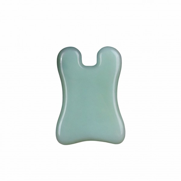 Шкребок Гуаша, М'яка Маєчка/Зайчик, зелене скло, 5х7,4 см