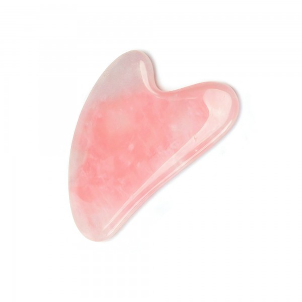 Шкребок Гуаша "Галочка", рожева штучна смола, 1 шт, 5х7,5 см