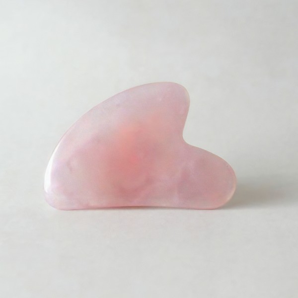 Шкребок Гуаша "Галочка", рожева штучна смола, 1 шт, 5х7,5 см