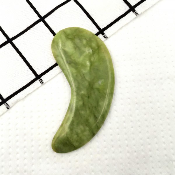 Шкребок Гуаша у формі патча, Галочка М'яка, зелений нефрит, 3,5х8 см