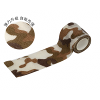 Бинт еластичний Coban 5 см, Коричневий камуфляж, фіксуючий самозакріплюючий, бинт Кобан, самоклеючий, аутоадгезійний бинт, 5 см х 4,5 м