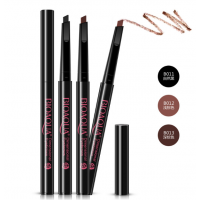 Олівець для брів зі скошеним кінчиком Bioaqua Dimensional Eyebrows, три відтінки